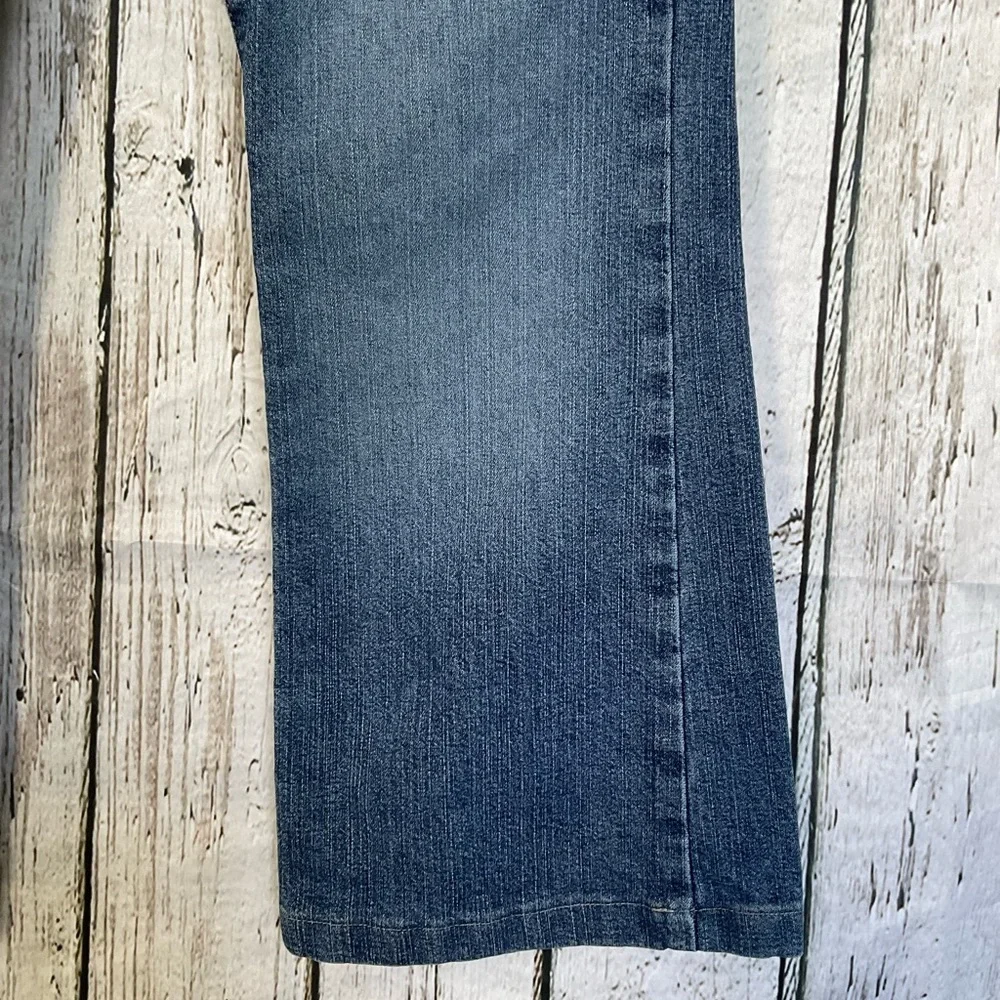 Vintage Y2K Tommy Jeans Flare Denim Tommy Hilfiger Double Button sz 11 Jeans - Picture 3 of 10